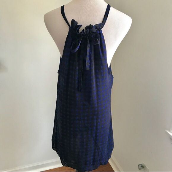 Twenty One Sleeveless Sundress Blue/Black Size M - Picture 3 of 7